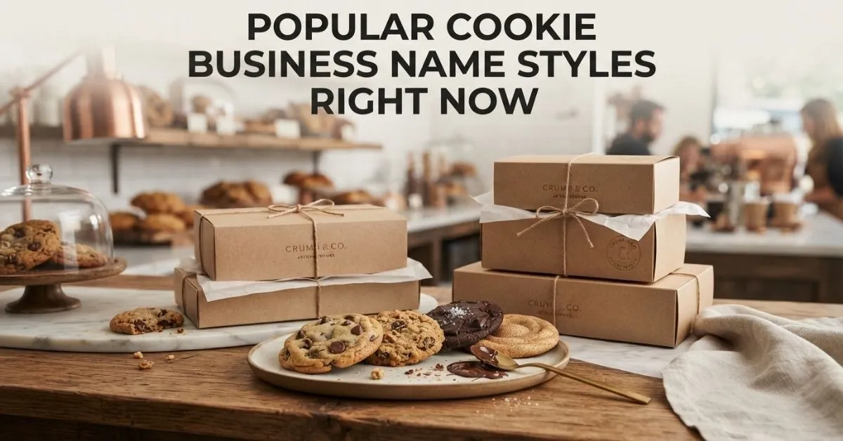 Popular Cookie Business Name Styles Right Now