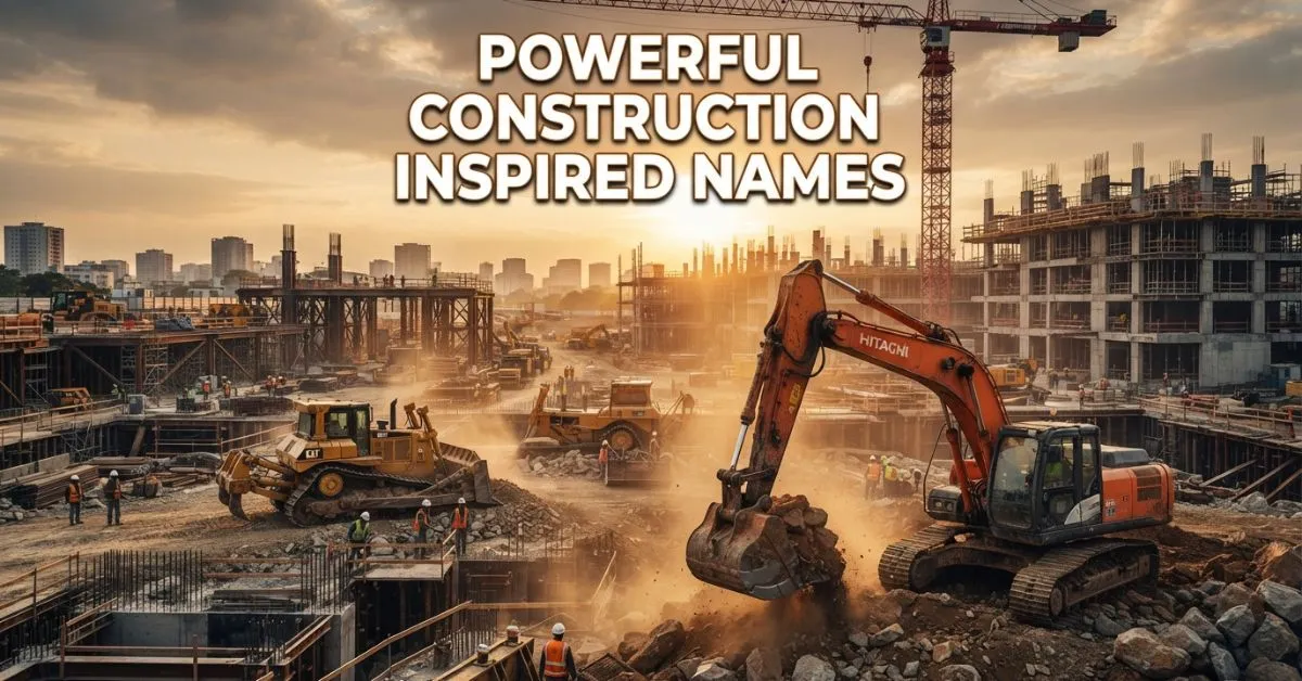 Powerful Construction Inspired Names