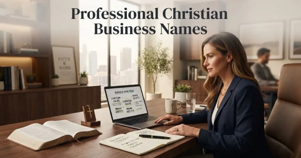 Professional Christian Business Names