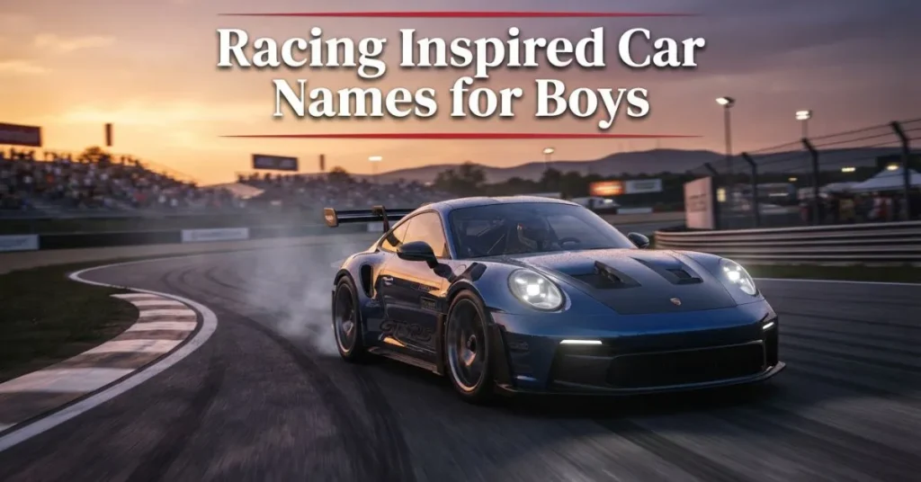 Racing Inspired Car Names for Boys