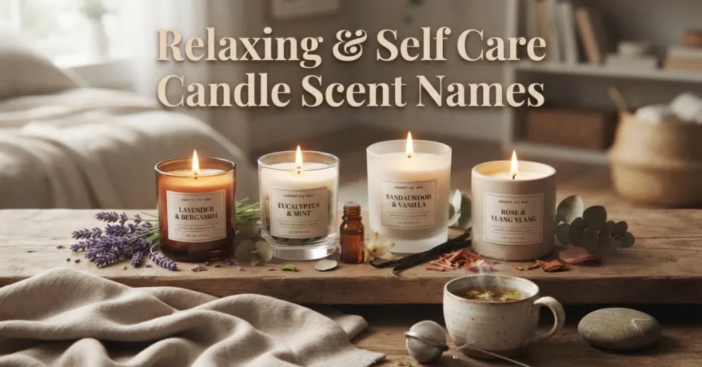 Relaxing & Self Care Candle Scent Names
