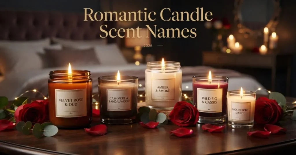 Romantic Candle Scent Names