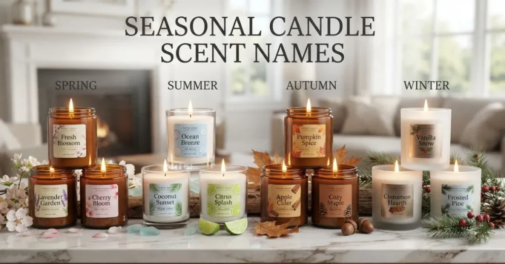 Seasonal Candle Scent Names