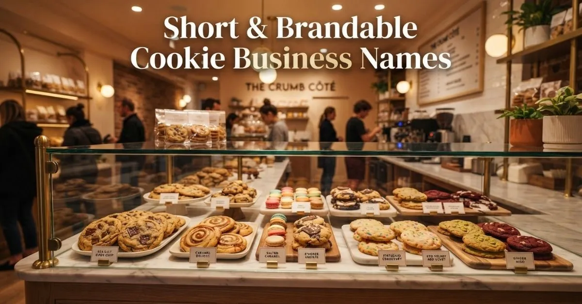 Short & Brandable Cookie Business Names