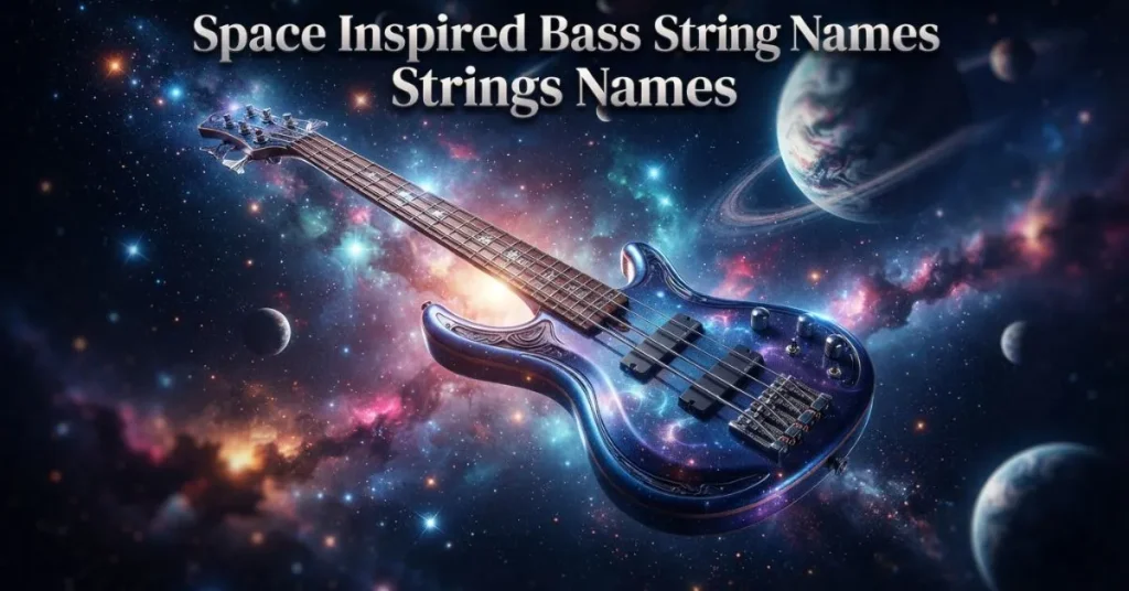 Space Inspired Bass Strings Names