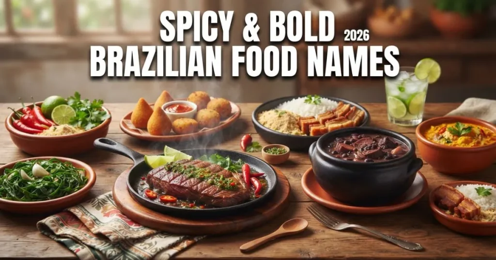Spicy & Bold Brazilian Food Names