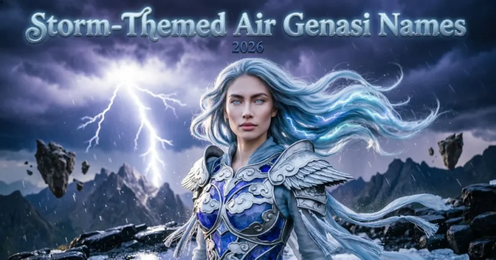 Storm-Themed Air Genasi Names