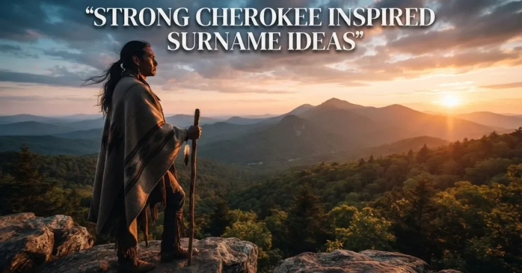 Strong Cherokee Inspired Surname Ideas