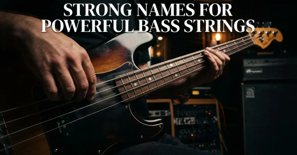 Strong Names For Powerful Bass Strings