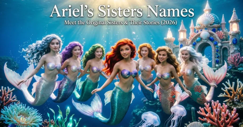 The Original Ariel’s Sisters Names