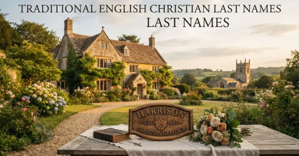 Traditional English Christian Last Names