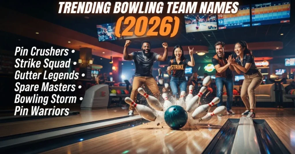 Trending Bowling Team Names for 2026