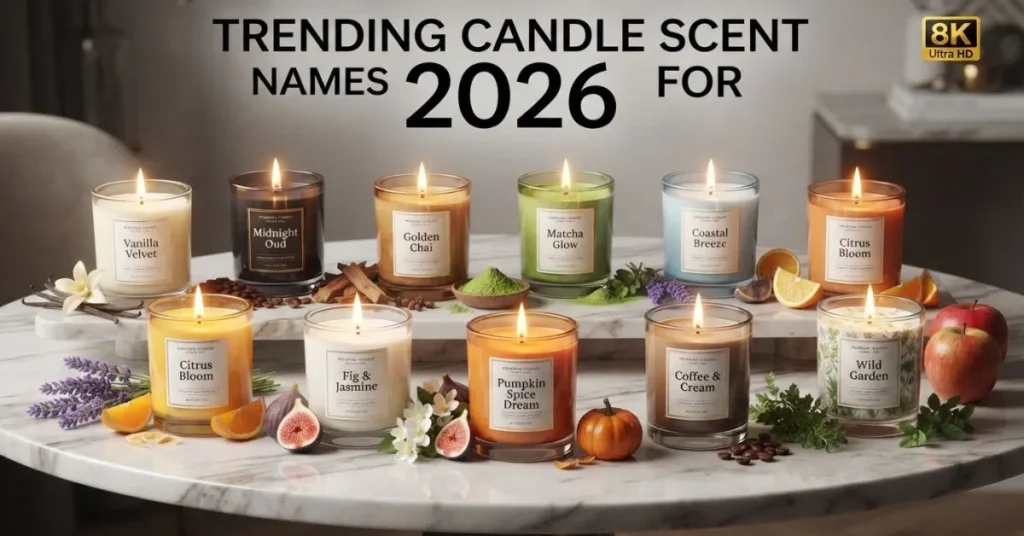 Trending Candle Scent Names for 2026