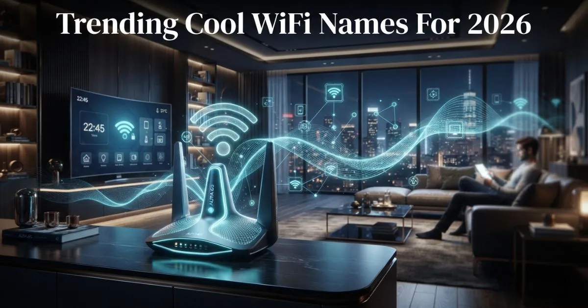 Trending Cool WiFi Names For 2026