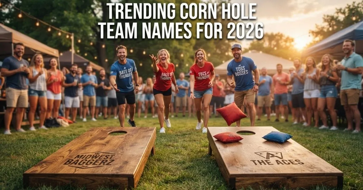 Trending Corn Hole Team Names For 2026