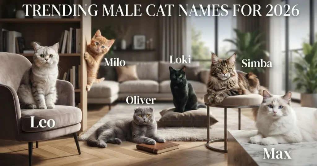  Trending Male Cat Names For 2026
