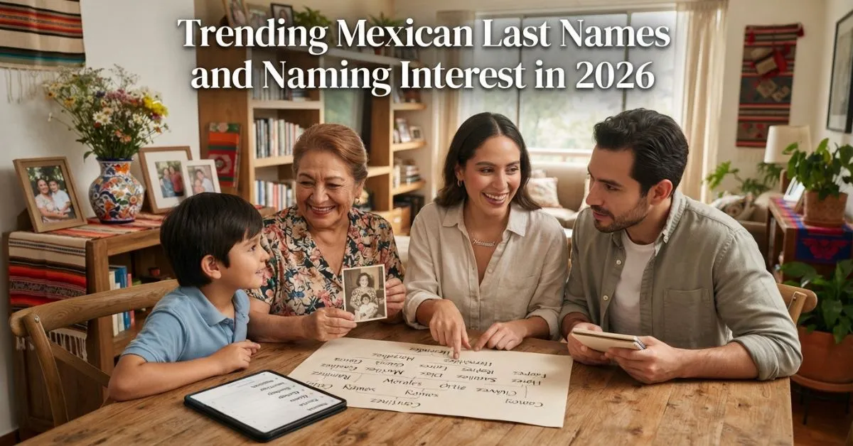 Trending Mexican Last Names and Naming Interest in 2026