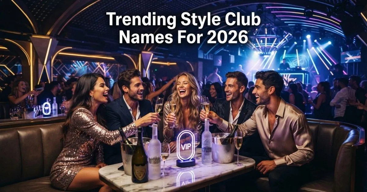 Trending Style Club Names For 2026