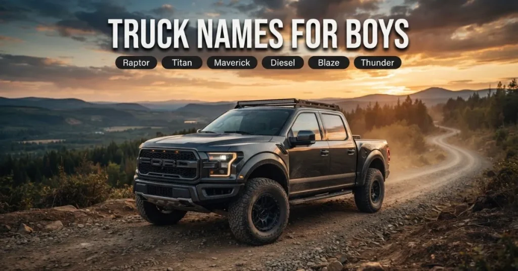 Truck Names for Boys