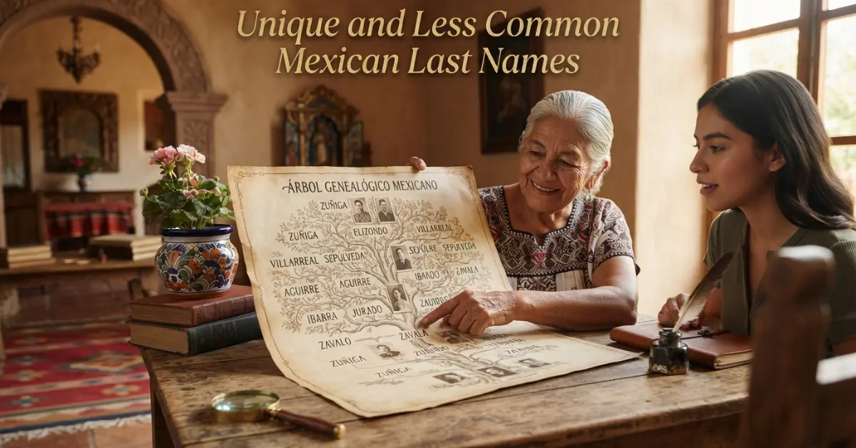 Unique and Less Common Mexican Last Names