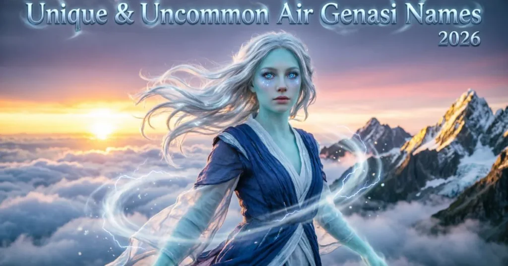 Unique & Uncommon Air Genasi Names
