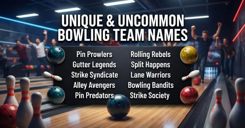 Unique and Uncommon Bowling Team Names