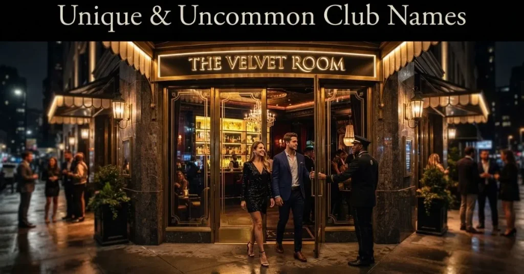 Unique & Uncommon Club Names