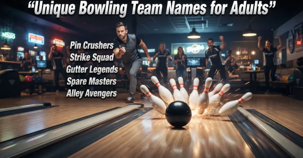 Unique Bowling Team Names for Adults