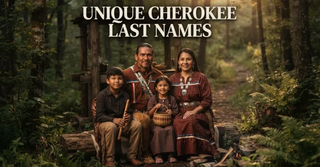 Unique Cherokee Last Names