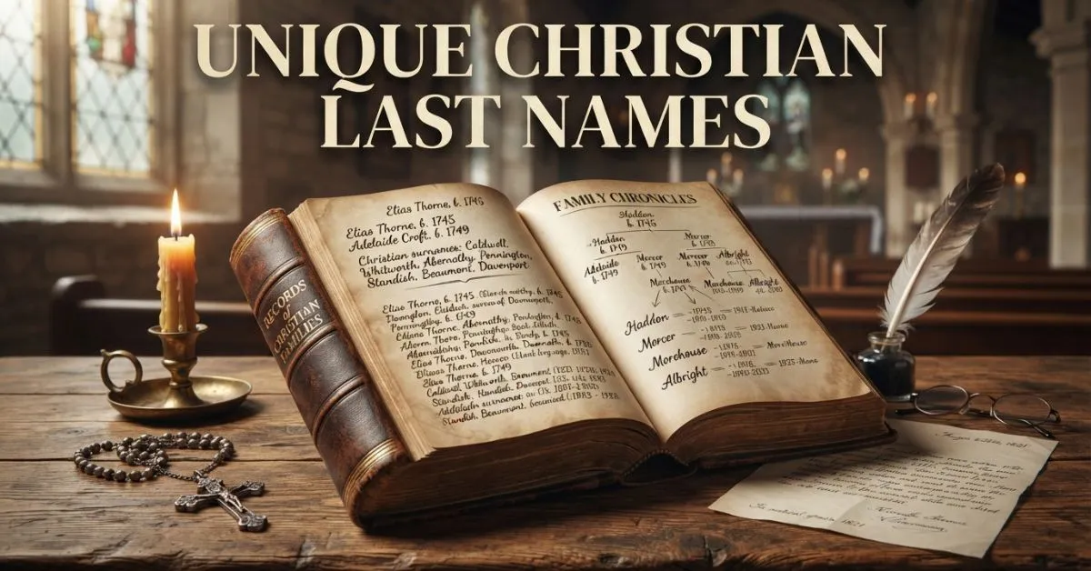 Unique Christian Last Names