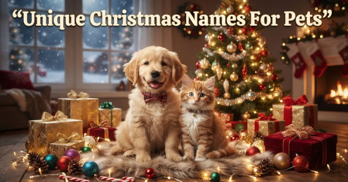 Unique Christmas Names For Pets 