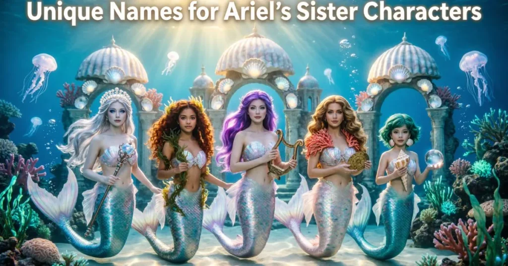 Unique Names for Ariel’s Sister Characters