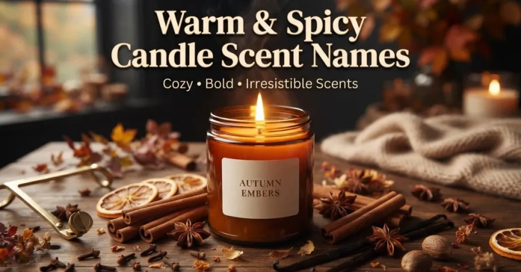 Warm & Spicy Candle Scent Names