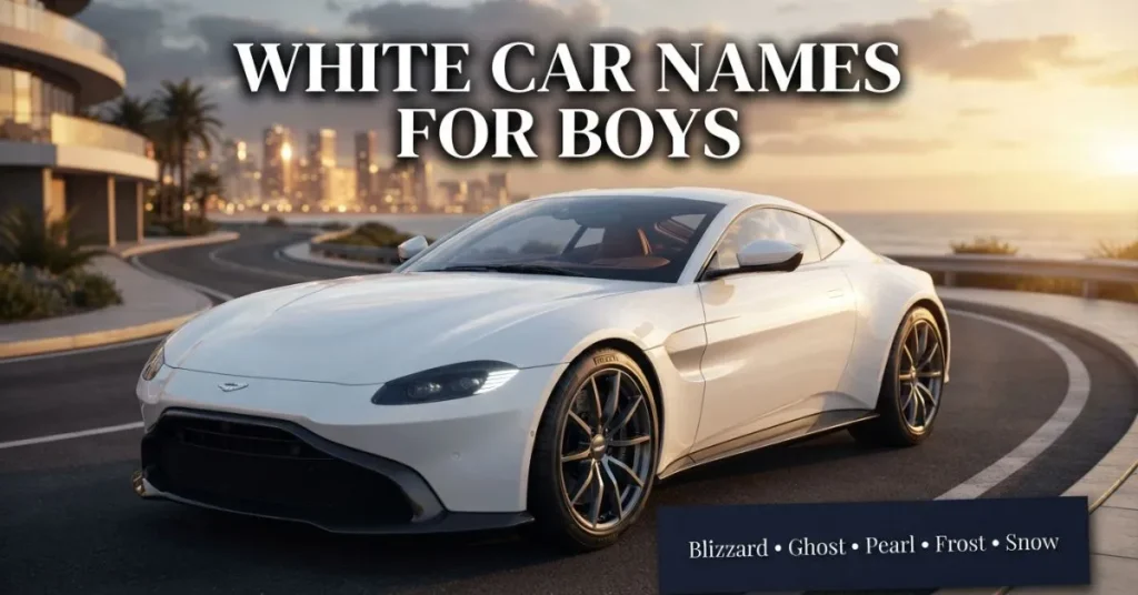 White Car Names for Boys