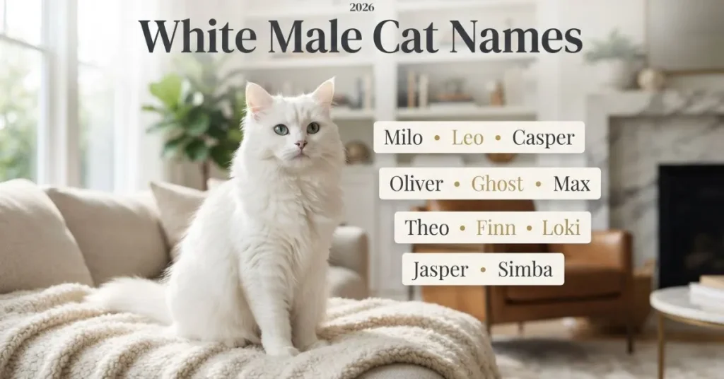 White Male Cat Names