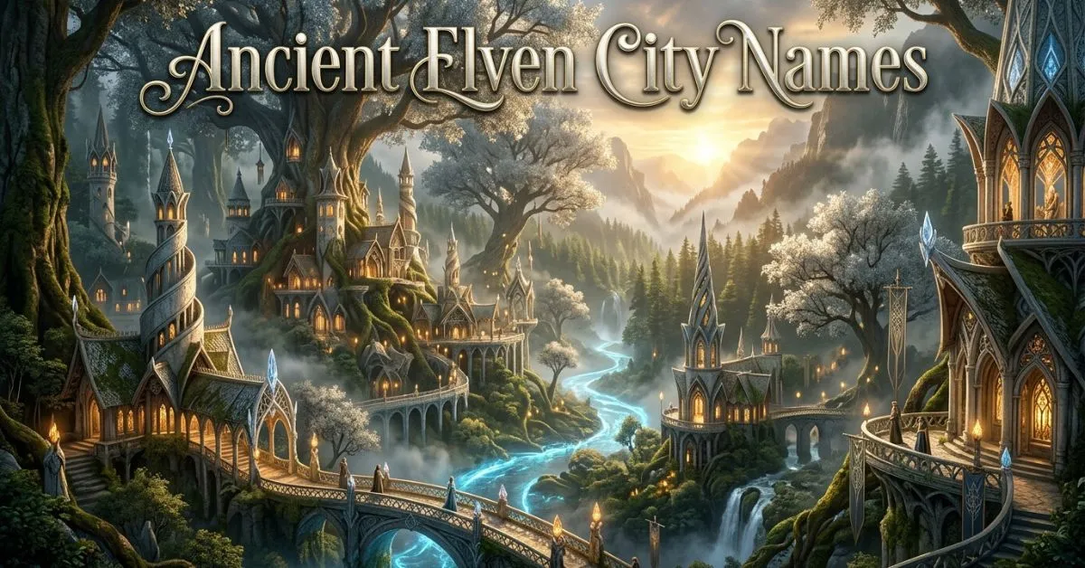 Ancient Elven City Names