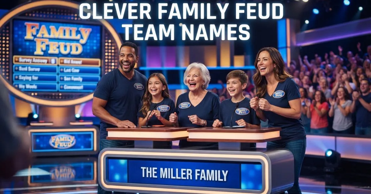 Clever Family Feud Team Names