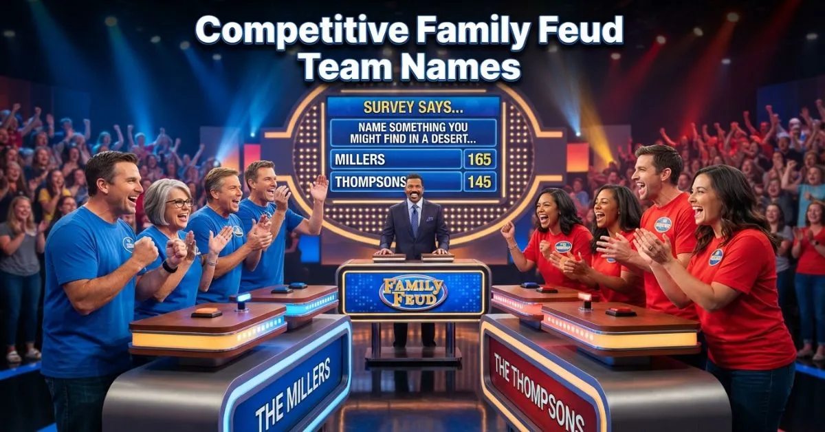 Competitive Family Feud Team Names