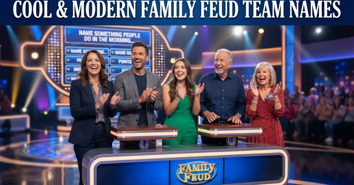 Cool & Modern Family Feud Team Names