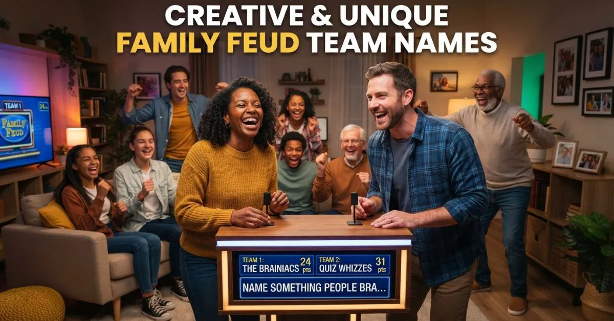 Creative & Unique Family Feud Team Names
