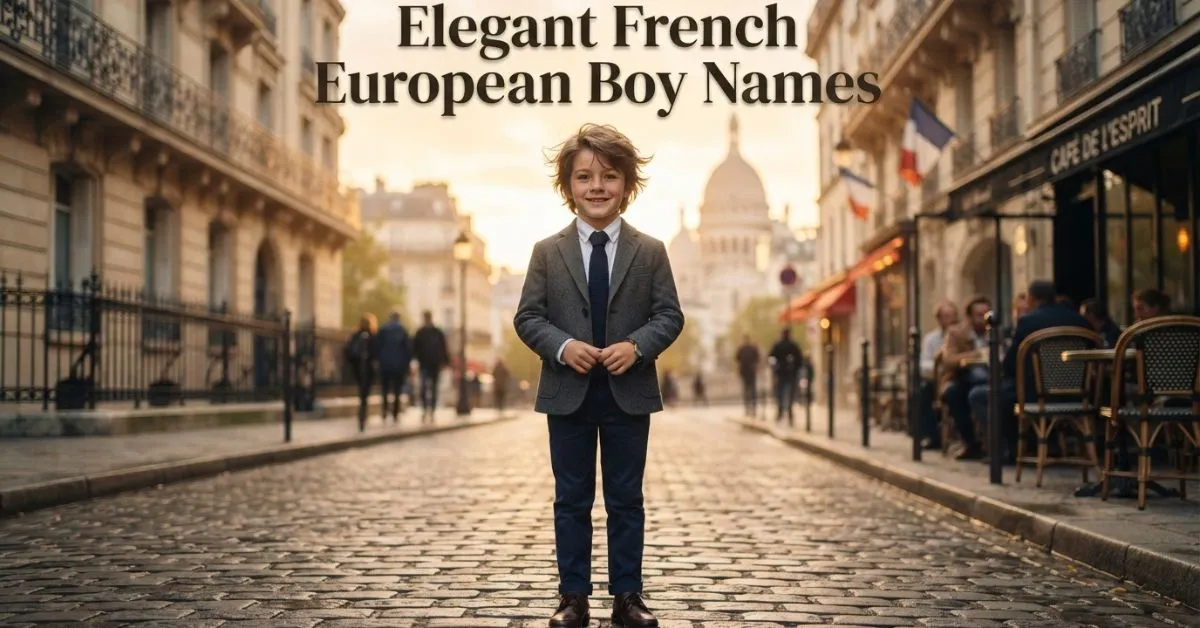 Elegant French European Boy Names
