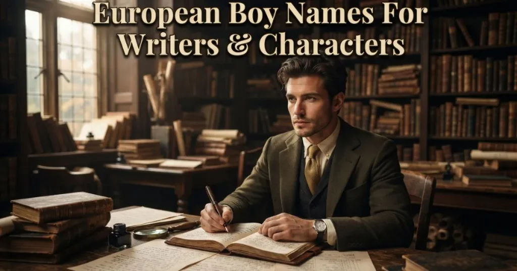 European Boy Names For Writers & Characters