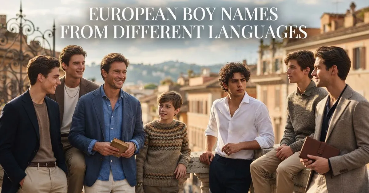 European Boy Names From Different Languages