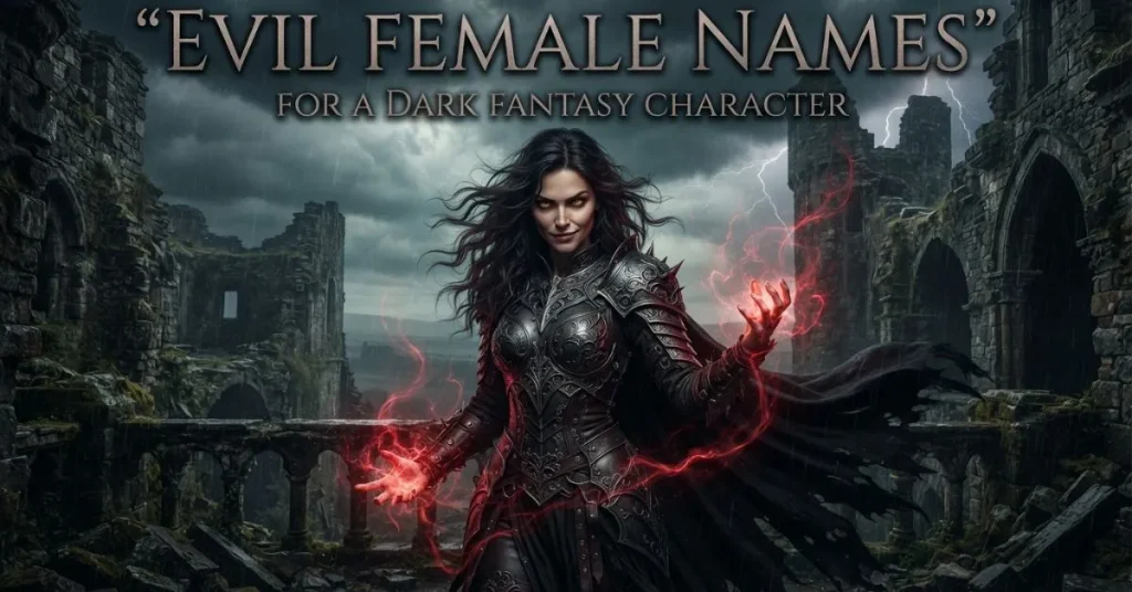 Evil Female Names For A Dark Fantasy Character