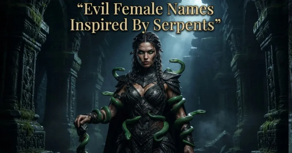 Evil Female Names Inspired By Serpents