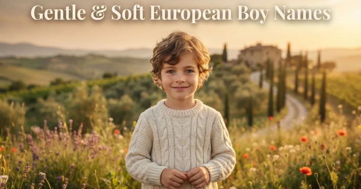 Gentle & Soft European Boy Names