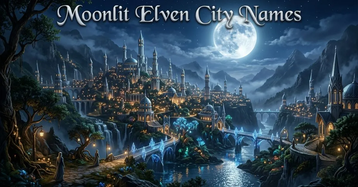 Moonlit Elven City Names