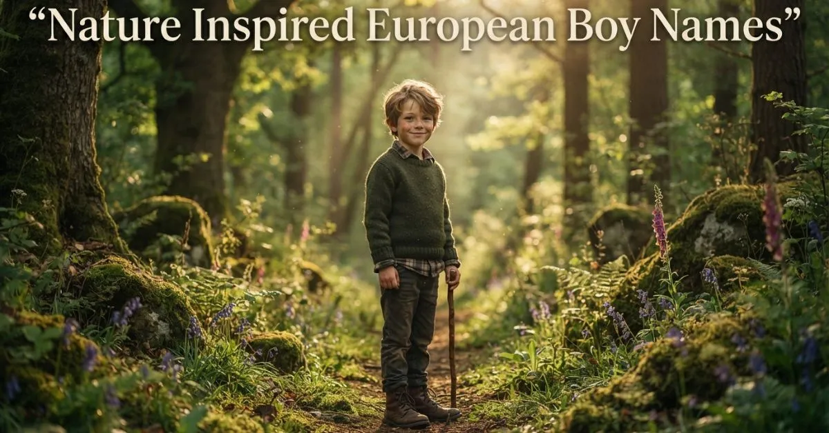 Nature Inspired European Boy Names