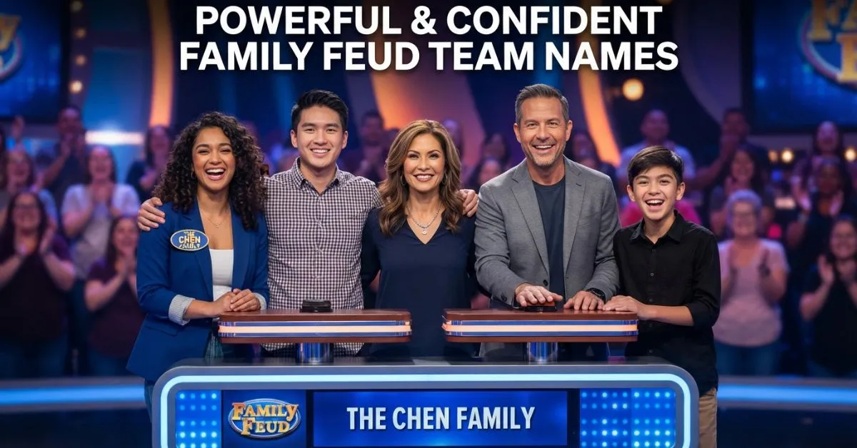 Powerful & Confident Family Feud Team Names