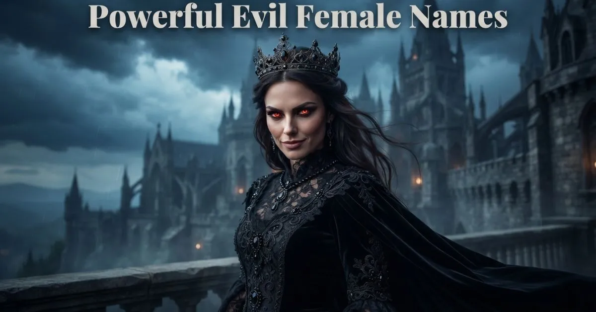 Powerful Evil Female Names
